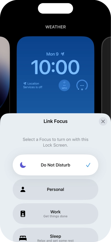 Press the close icon.