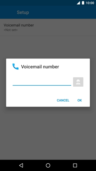 Key in +61414121121 and press OK.