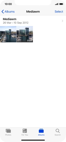 Hard press and hold the required picture until a pop-up menu is displayed.
