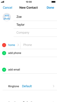 Press Phone and key in the required phone number.