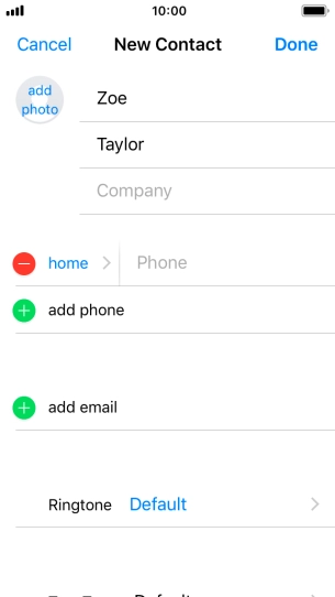 Press Phone and key in the required phone number.
