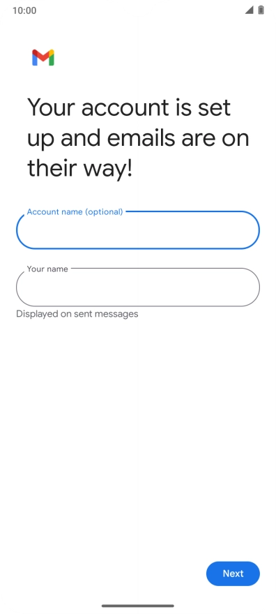 Press the field below 