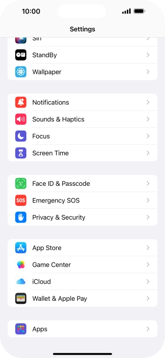Press Sounds & Haptics.