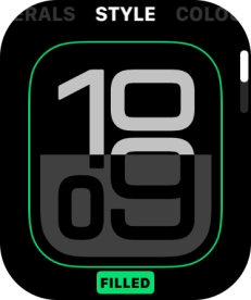 Press the Digital Crown twice to return to the home screen.