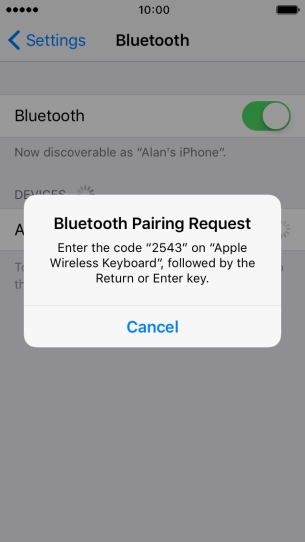 Press the Home key to return to the home screen.