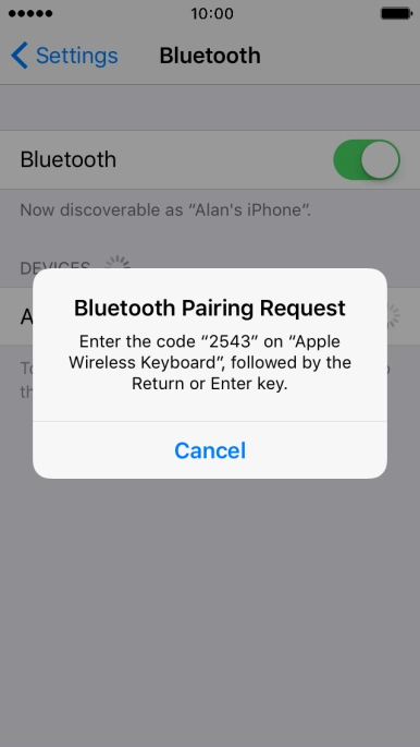 Press the Home key to return to the home screen.