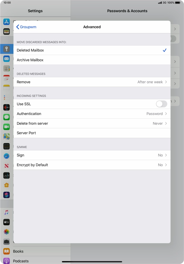 Press Authentication.