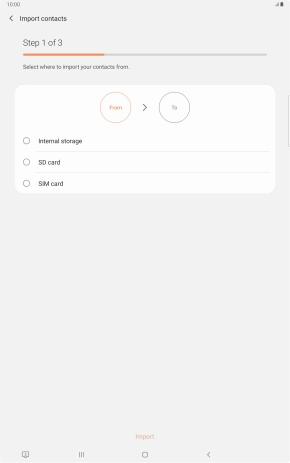 Press the name of the SIM.