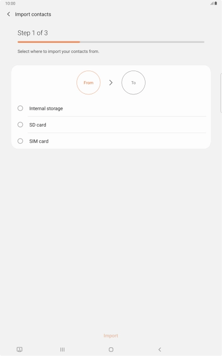 Press the name of the SIM.