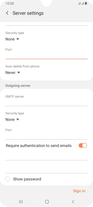 Press the drop down list below 