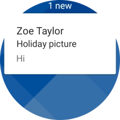 Press the required email message to read it.
