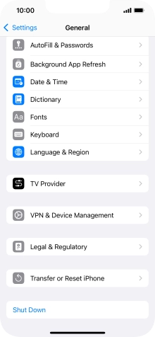 Press Background App Refresh.