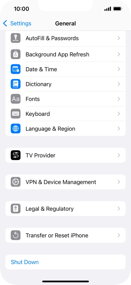 Press Background App Refresh.