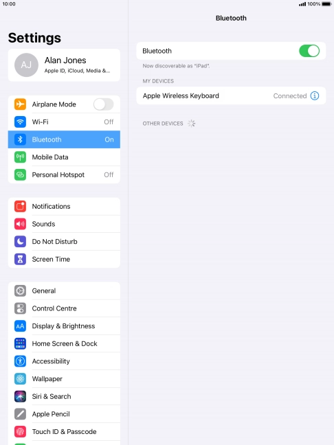 Press the Home key to return to the home screen.