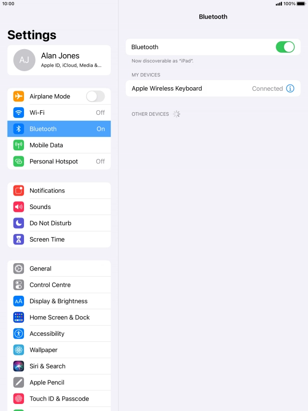 Press the Home key to return to the home screen.