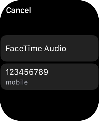 Press the required number.
