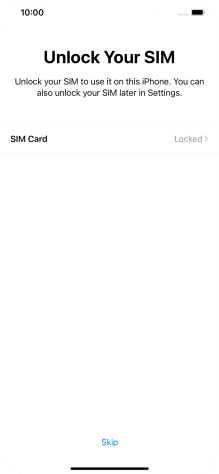 Press SIM Card.