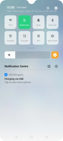 Press Tap to see more options.