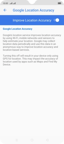 If you press the indicator next to 