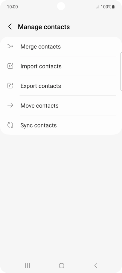Press Import contacts.