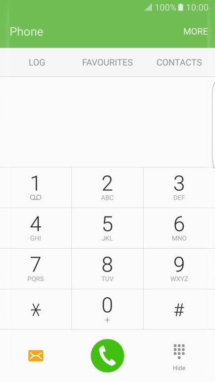 Press and hold number key 1 to call voicemail. Follow the instructions to listen to your messages.
