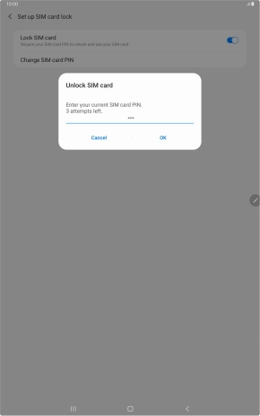 Key in your PIN and press OK.