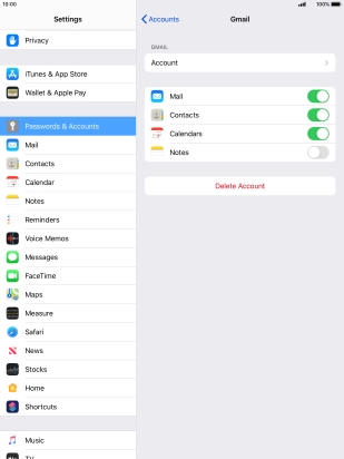 Press the Home key to return to the home screen.