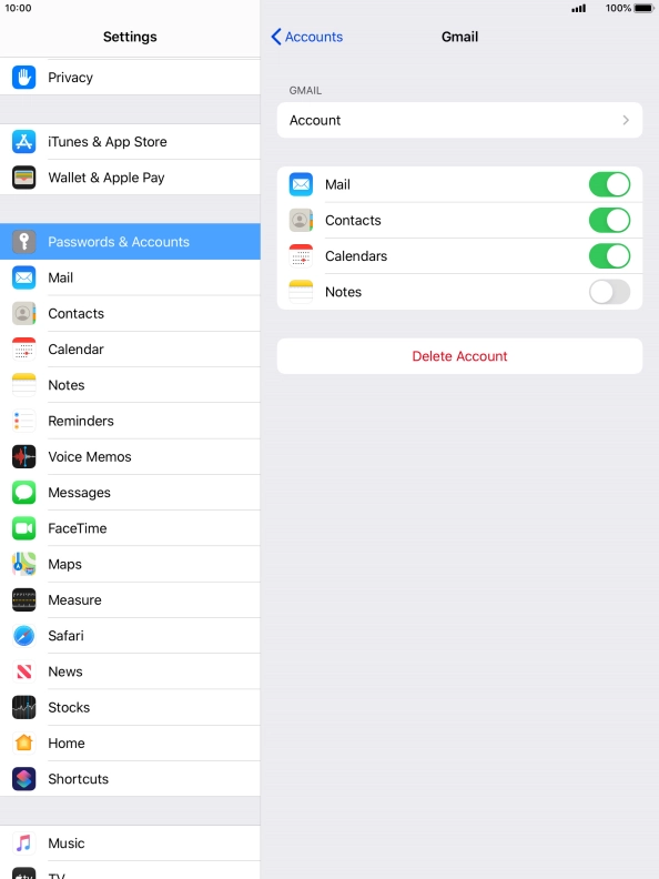 Press the Home key to return to the home screen.