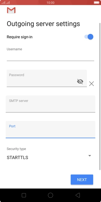 Press the drop down list below 