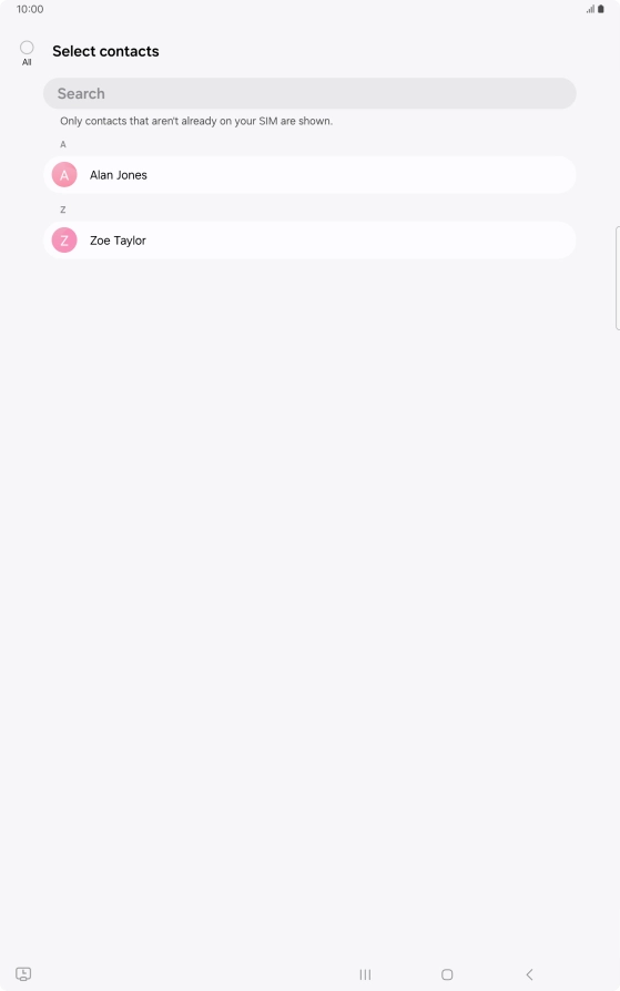 Press the field above 
