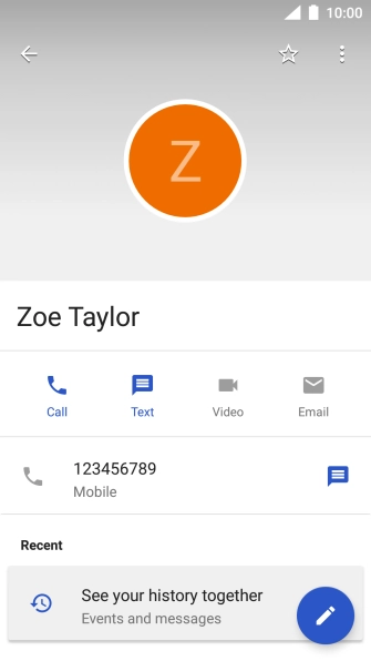 Press the Home key to return to the home screen.