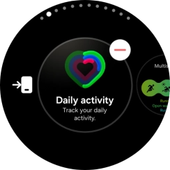 Press the remove widget icon.