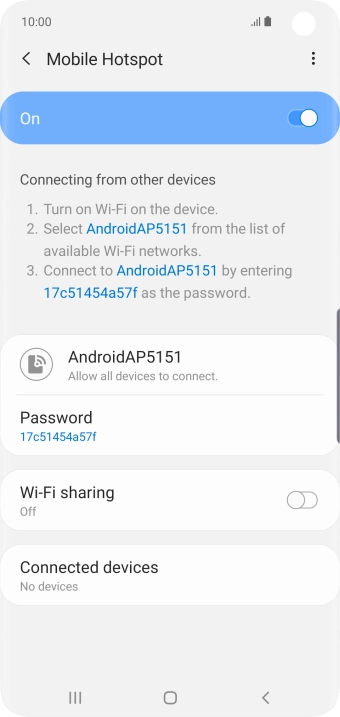 Press the Home key to return to the home screen.