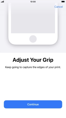 Press Continue. If you haven't previously selected a phone lock code, key in a code of your own choice twice.