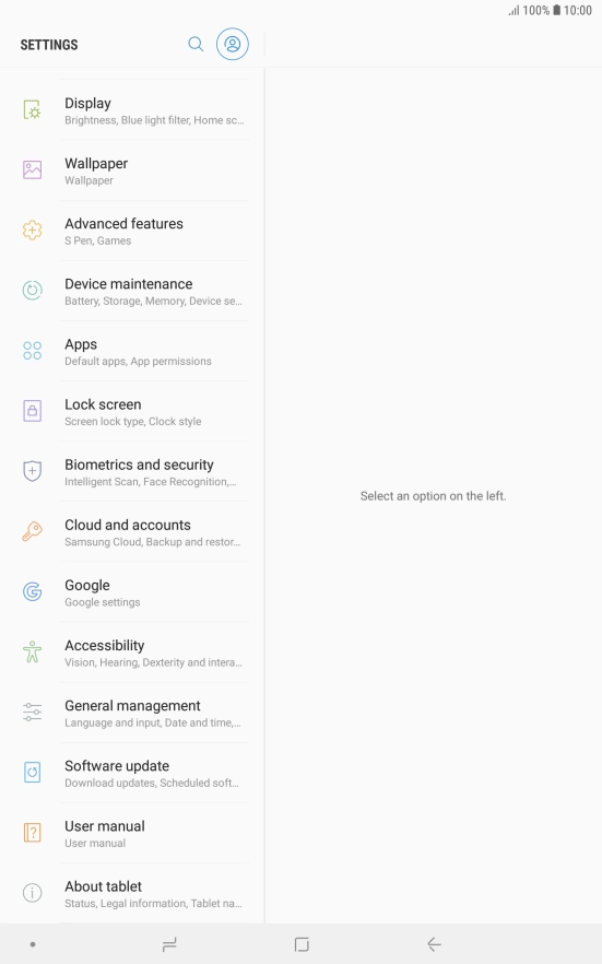 Press Software update.