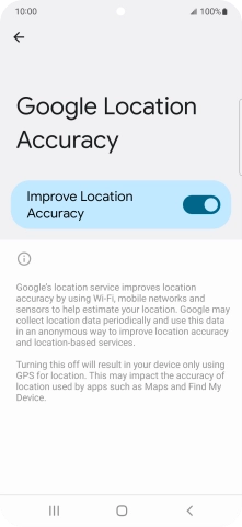 If you press the indicator next to 
