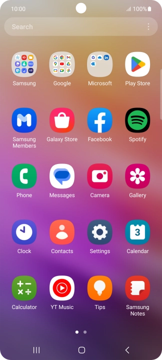 Press Gallery and go to the required folder.