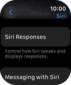 Press Siri Responses.