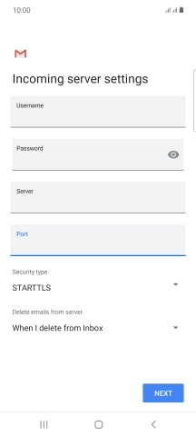 Press the drop down list below 