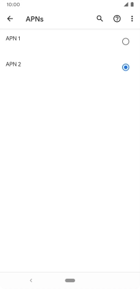 Press the Home key to return to the home screen.
