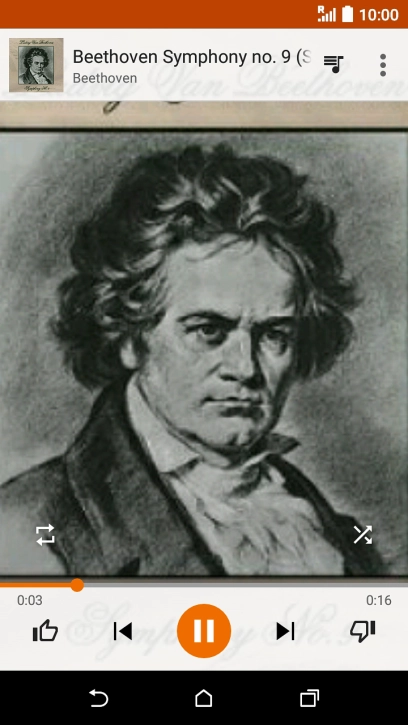 Press arrow right to go to the next audio file.