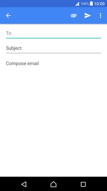 Press the search field and key in the first letters of the recipient's name.