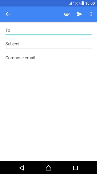 Press the search field and key in the first letters of the recipient's name.