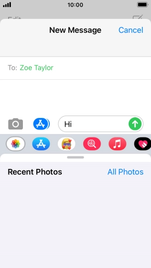 Press All Photos and go to the required folder.