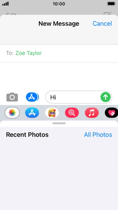 Press All Photos and go to the required folder.