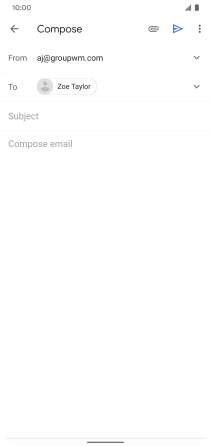 Press Subject and key in the required subject.