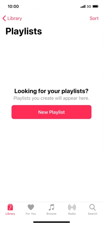 Press New Playlist.