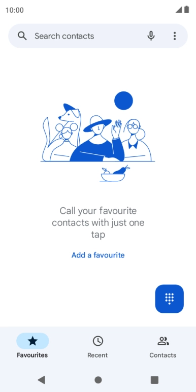 Press the menu icon.