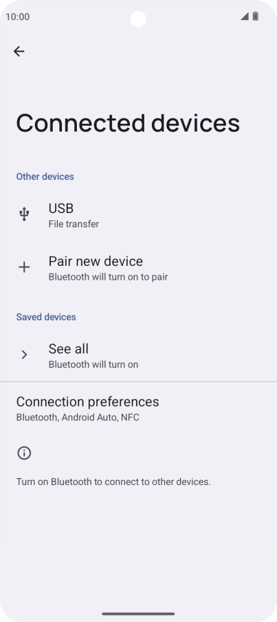 Press Pair new device.