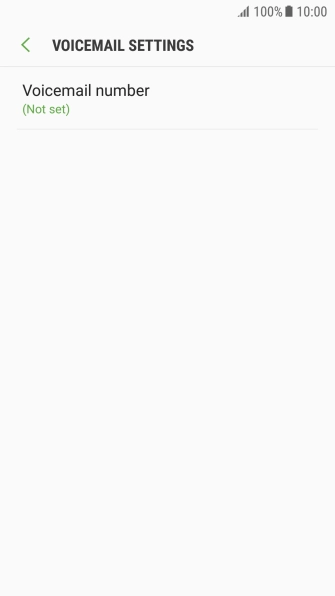 Press Voicemail number.